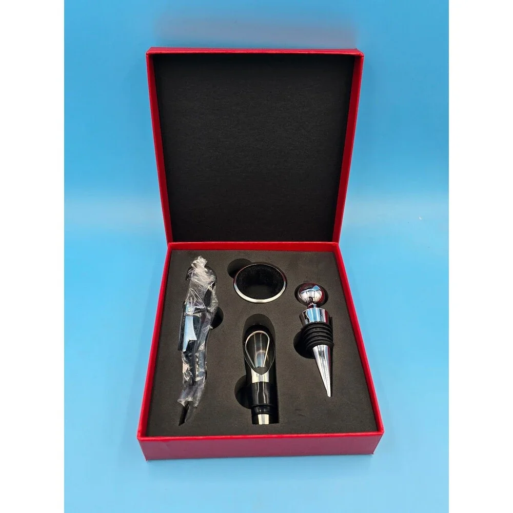 Godinger 4 Piece Piece Wine Tool Kit New In Box